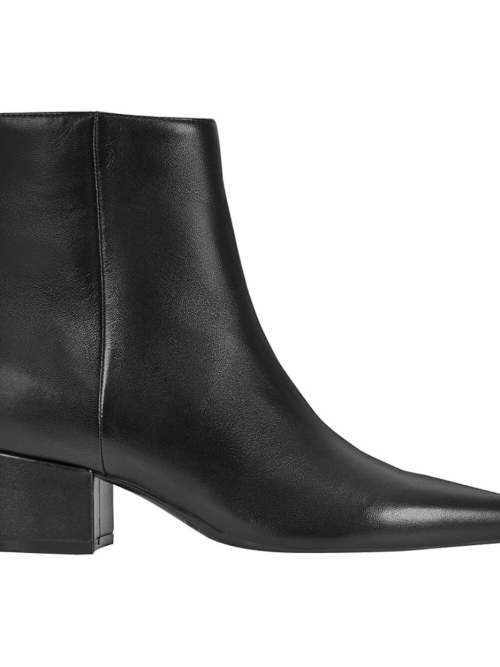 Marc Fisher Gismo Leather Ankle Booties Black US Size 8.5 - Picture 8 of 12